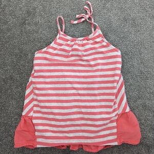 Savannah coral striped cotton dress size 3T